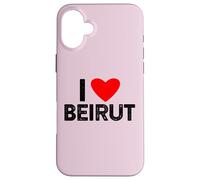 Carcasa para iPhone 16 Plus Beirut Lebano T-Shirt - I Love You Beirut Lebanon Shirt