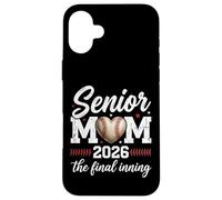 Carcasa para iPhone 16 Plus Béisbol Senior Mamá 2026 Final Inning Orgullosa Mamá Madre Madre