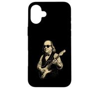 Carcasa para iPhone 16 Plus Ben Franklin Tocando la Guitarra Divertido 4 de Julio Retro Vintage