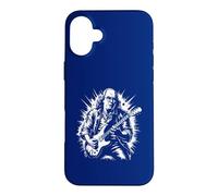 Carcasa para iPhone 16 Plus Benjamin Franklin Toca la Guitarra