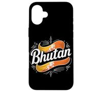 Carcasa para iPhone 16 Plus Bhutan Dragon Flag Heritage National Travel