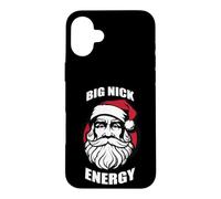 Carcasa para iPhone 16 Plus Big Nick Energy Divertido Papá Noel Navidad