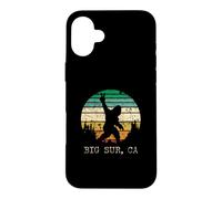 Carcasa para iPhone 16 Plus Big Sur California Sasquatch - Señal de Paz con diseño de pie Grande