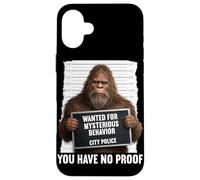 Carcasa para iPhone 16 Plus Bigfoot buscado por Comportamiento Misterioso Que no Tienes Pruebas