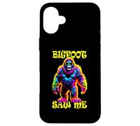 Carcasa para iPhone 16 Plus Bigfoot Saw Me Sasquatch - Gafas de Sol Divertidas