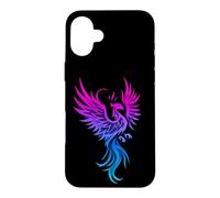 Carcasa para iPhone 16 Plus Bisexual Phoenix Bird Bi Pride Flag Rising from Ashes
