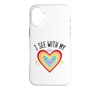 Carcasa para iPhone 16 Plus Blind Inspirational Quote Kindness I See with My Heart
