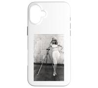 Carcasa para iPhone 16 Plus Blondie Debbie Harry NYC Sesión de Fotos Martyn Goddard