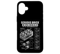 Carcasa para iPhone 16 Plus Bloques de Patente de ladrillo de construcción de Juguete Constructor Maestro