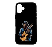 Carcasa para iPhone 16 Plus Blues Rock Música Guitarra Soul Jazz Guitarristas Cantantes Bandas