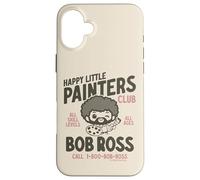 Carcasa para iPhone 16 Plus Bob Ross Happy Little Painters Club