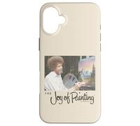 Carcasa para iPhone 16 Plus Bob Ross Joy of Painting