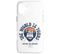 Carcasa para iPhone 16 Plus Bob Ross The World Is Yours
