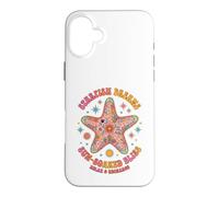 Carcasa para iPhone 16 Plus Boho Starfish Dreams Hippie Sun Bliss Retro Groovy Beach