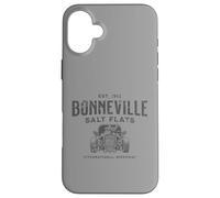 Carcasa para iPhone 16 Plus Bonneville Salt Flats Utah diseño Envejecido
