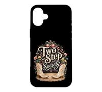 Carcasa para iPhone 16 Plus Botas de Vaquera de Two Step Society para Bailar