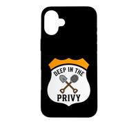 Carcasa para iPhone 16 Plus Bottle Digging Relic Hunter Deep In The Privy Design