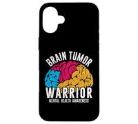 Carcasa para iPhone 16 Plus Brain Tumor Warrior Mental Health Awareness Women Men Kids