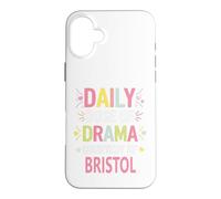 Carcasa para iPhone 16 Plus Bristol Personalized Name Funny Cute Custom Bristol Name