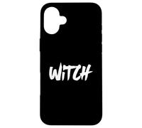 Carcasa para iPhone 16 Plus Bruja Palabra Wiccan Religión Lanzador de conjuros