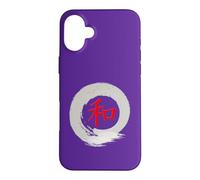 Carcasa para iPhone 16 Plus Budismo Zen caligrafía Signo de Paz japonés