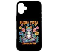 Carcasa para iPhone 16 Plus Buena Vista, Colorado, EE. UU., caprichoso diseño Zen con Forma de Rana