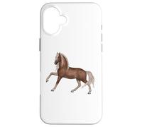 Carcasa para iPhone 16 Plus Caballo Flaxen Castaño Caballo Ecuestre