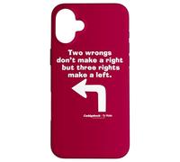 Carcasa para iPhone 16 Plus Caddyshack Two Wrongs Don't Make a Right