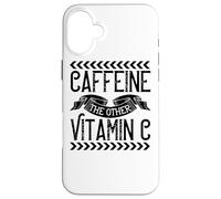 Carcasa para iPhone 16 Plus Cafeína La Otra Vitamina C - Divertido Amante del Café