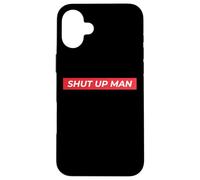 Carcasa para iPhone 16 Plus Cállate Hombre Joe Biden 2020 Cita de Debate Presidencial Biden