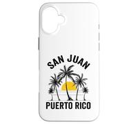 Carcasa para iPhone 16 Plus Camiseta de Recuerdo de Playa de San Juan Puerto Rico 2025 Vacaciones