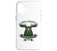 Carcasa para iPhone 16 Plus Campaña Roosevelt del Partido Progresista Bull Moose 1912