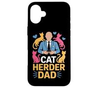 Carcasa para iPhone 16 Plus Campeón de Pastor de Gatos Profesional