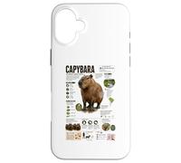 Carcasa para iPhone 16 Plus Capibara Los Datos más Grandes del Mundo sobre roedores