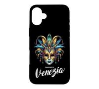 Carcasa para iPhone 16 Plus Carnevale di Venezia Carnaval de Venecia Máscara Tradicional
