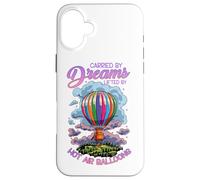 Carcasa para iPhone 16 Plus Carried by Dreams Lifted by Hot Air Balloons