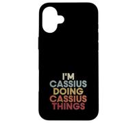Carcasa para iPhone 16 Plus Cassius Name Cassius Personalized Name First Given