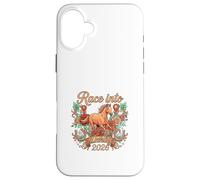 Carcasa para iPhone 16 Plus Celebración Ecuestre Race Into Derby 2026