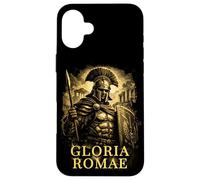 Carcasa para iPhone 16 Plus Centurión Romano con Armatura Arte Ilustrado Antigua Roma
