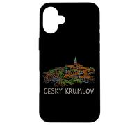 Carcasa para iPhone 16 Plus Cesky Krumlov Chequia - Recuerdo de Viaje para Regalo histórico de la Ciudad