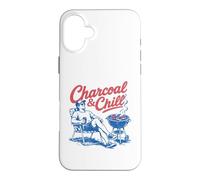 Carcasa para iPhone 16 Plus Charcoal & Chill Summer BBQ Grill Dad Father's Day Relax
