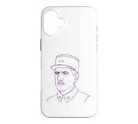 Carcasa para iPhone 16 Plus Charles de Gaulle Dibujo