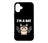 Carcasa para iPhone 16 Plus Child Animals Bats Cute Bird Minimalist Funny I'm a Bat