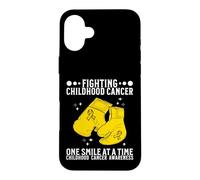Carcasa para iPhone 16 Plus Childhood Cancer Awareness Kids Boy Childhood Cancer Warrior