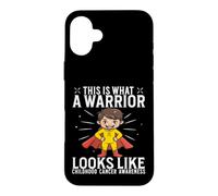 Carcasa para iPhone 16 Plus Childhood Cancer Awareness Kids Childhood Cancer Warrior