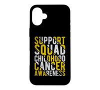 Carcasa para iPhone 16 Plus Childhood Cancer Matching Support Squad For Men Women Kids
