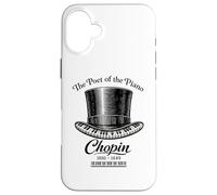 Carcasa para iPhone 16 Plus Chopin Poeta del Piano Música Clásica