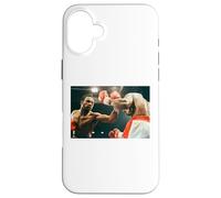 Carcasa para iPhone 16 Plus Chris Eubank V Pelea de Boxeo en Tiempos de Guerra de Nigel Benn 1990