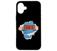 Carcasa para iPhone 16 Plus Chris Name Superhero For Boys Or Girls Named Chris
