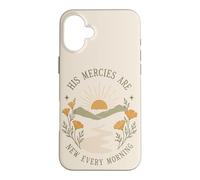 Carcasa para iPhone 16 Plus Christian Faith California Poppy Sus misericordias Son Nuevas